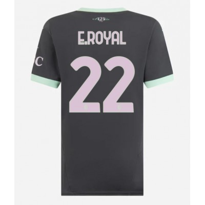 AC Milan Emerson Royal #22 Tredjetrøje Dame 2024-25 Kortærmet AC Milan Emerson Royal #22 Tredjetrøje Dame 2024-25 Kortærmet